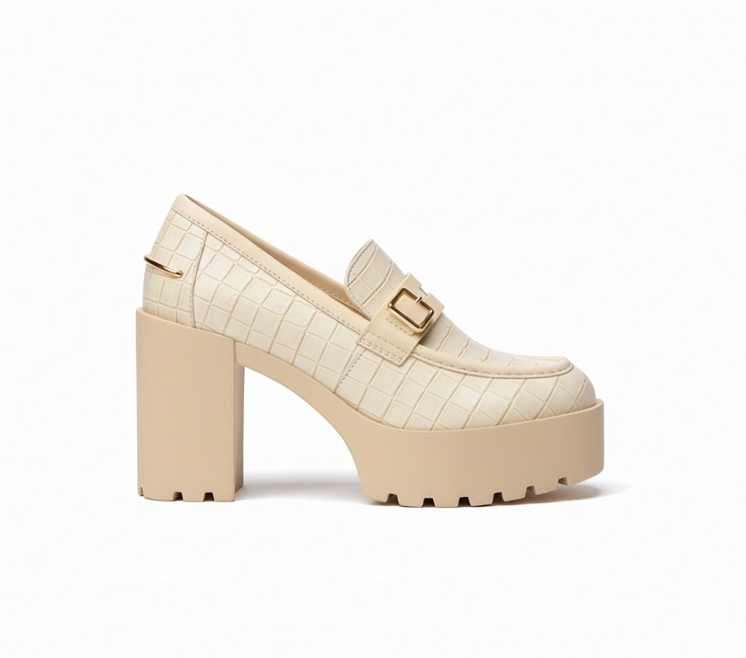 Croc Platform Loafers